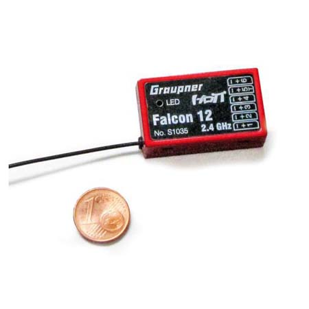 Falcon 12 6CH Airplane - Helicopter - Multirotor - Flight Controller HoTT Receiver
